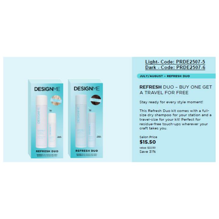 Design.Me Quickie.Me Dry Shampoo