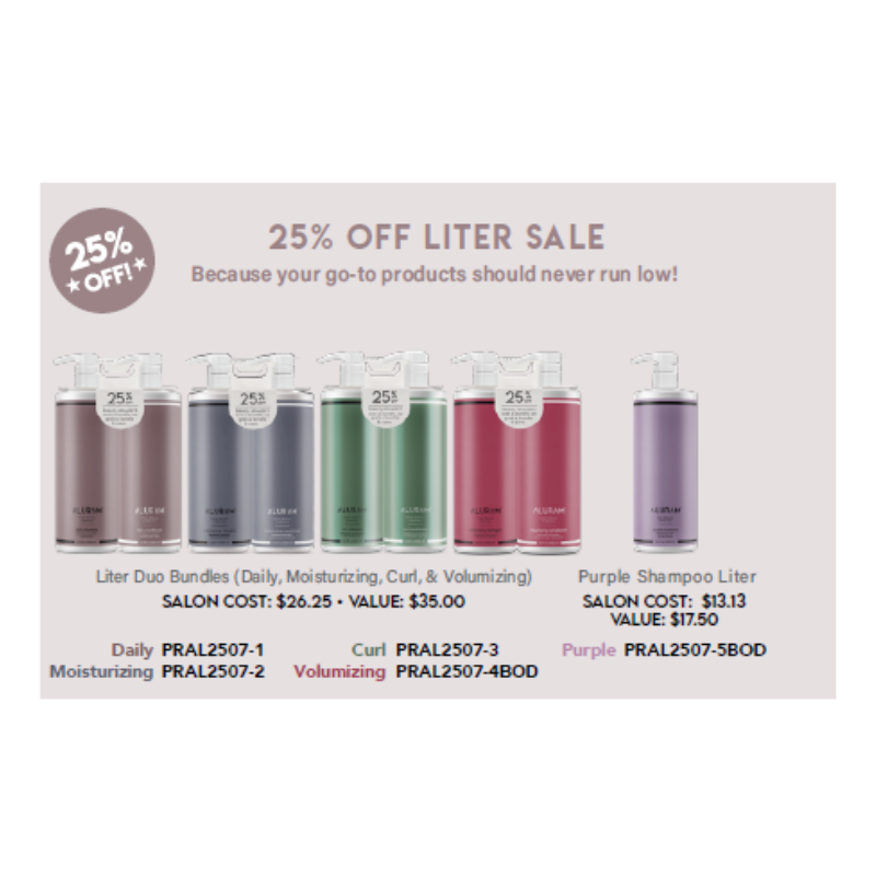 Aluram Curl Liter Duo Promotion